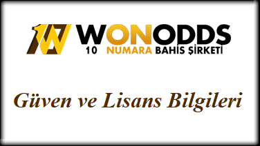 Wonodds Güven ve Lisans Bilgileri